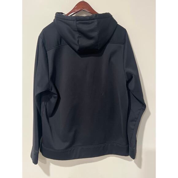 Under Armour, Black Hoodie, 1/4zip, w/ pocket, Size Large, NB5 - Picture 5 of 5